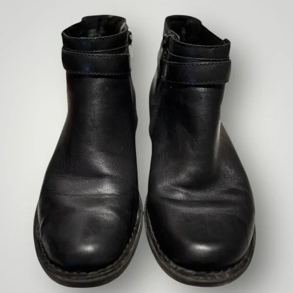 Clarks Leather Winter Ankle Boots Side Zipper Women’s Size 6 - Picture 4 of 7